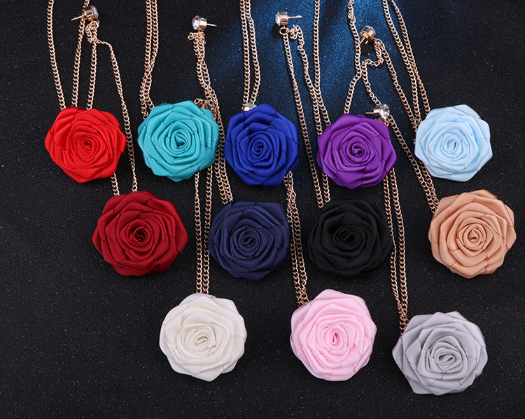 Men's Wedding Ceremony Groom Handmade Rose Chain Brooch