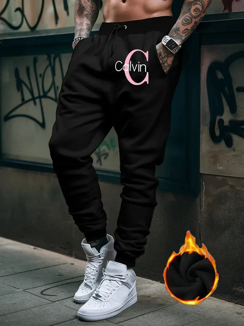 2025 Men Gyms Pure color Pants Joggers Fitness Casual Long Pants Men Workout Skinny Sweatpants Jogger Tracksuit Trousers