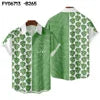 Summer Fashion Coconut Tree Print Hawaiian Shirts for Women Men Loose Linen Short-Sleeved Beach Tops Street Casual Anti-Wrinkle