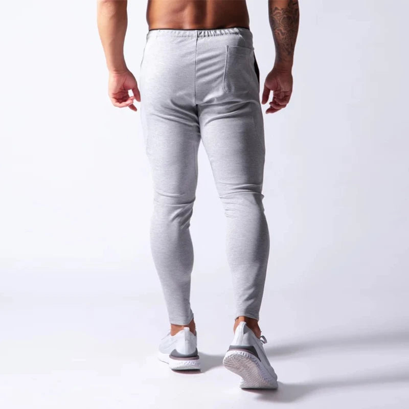 2020 New Brand Side Zipper Men Sports Pants Jogging Sweatpants Trousers Gym Fitness Bodybuilding Training Pants Men's Sportswear