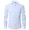 Liu Ming Customized Men S Spring Summer Fashion Clothing Cotton Comfortable Business Long Sleeve Solid Stripe Shirts