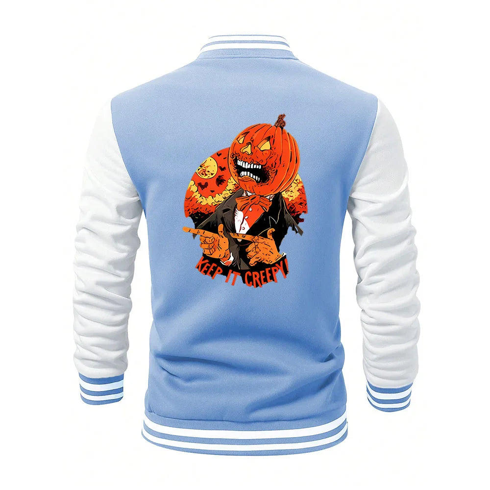 Factory-customized Halloween Jackets. the Secretive Pumpkin on Halloween Night Is Full of Creativity
