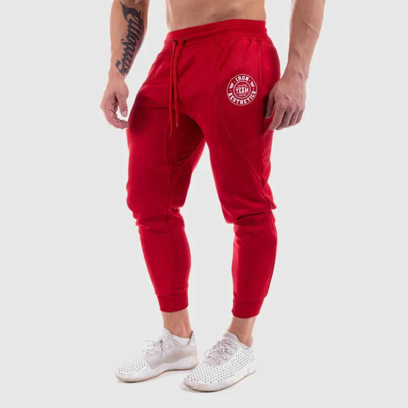 Men Joggers Casual Pants Sports pants men's Gyms fitness sports trousers new fashion printed muscle men's fitness training pants
