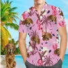 Custom Hawaiian Shirt W/Face for Men Personalized Funny Button Down Hawaiian Shirts W/Photo Tropical Beach Shirts