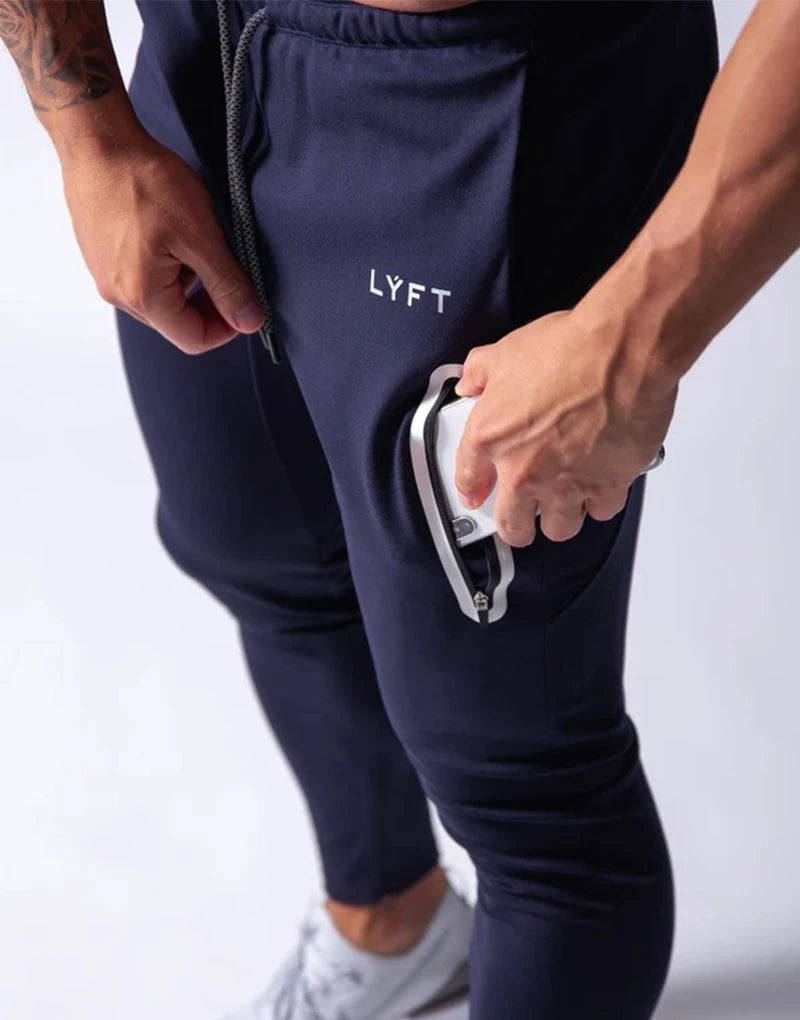 2020 New Brand Side Zipper Men Sports Pants Jogging Sweatpants Trousers Gym Fitness Bodybuilding Training Pants Men's Sportswear