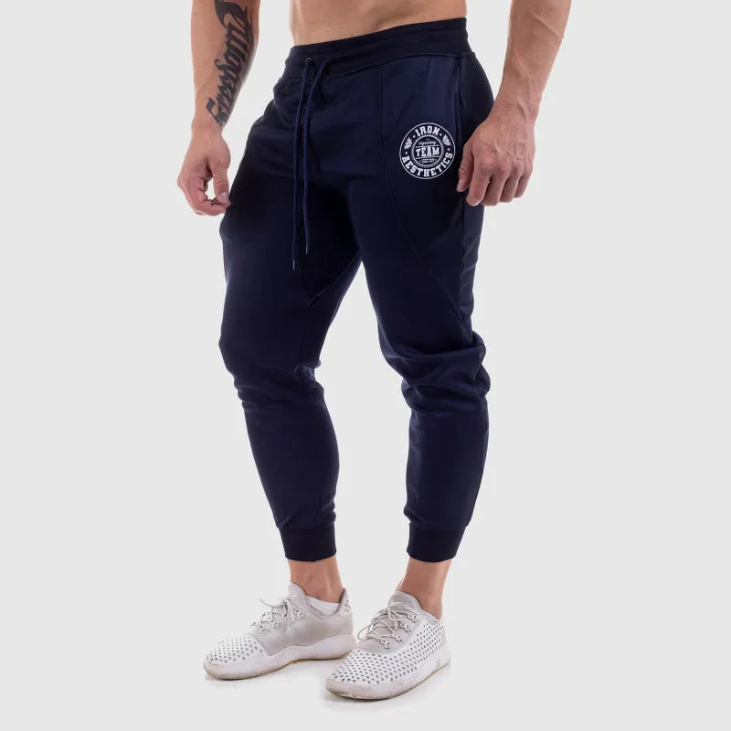 Men Joggers Casual Pants Sports pants men's Gyms fitness sports trousers new fashion printed muscle men's fitness training pants