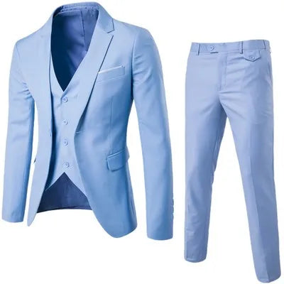 Fashion Men Three Pieces of Business Suit Dress Wedding Suit Groomsman Suit