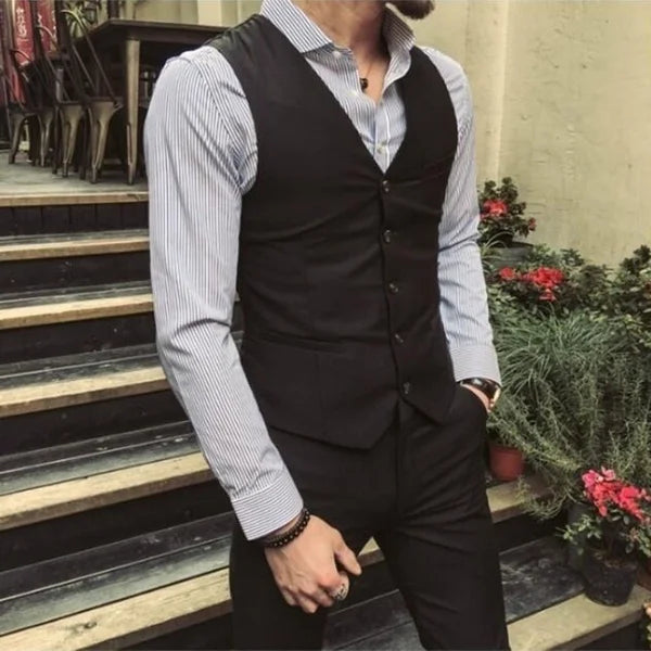 Fashion Men Three Pieces of Business Suit Dress Wedding Suit Groomsman Suit