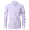 Liu Ming Customized Men S Spring Summer Fashion Clothing Cotton Comfortable Business Long Sleeve Solid Stripe Shirts