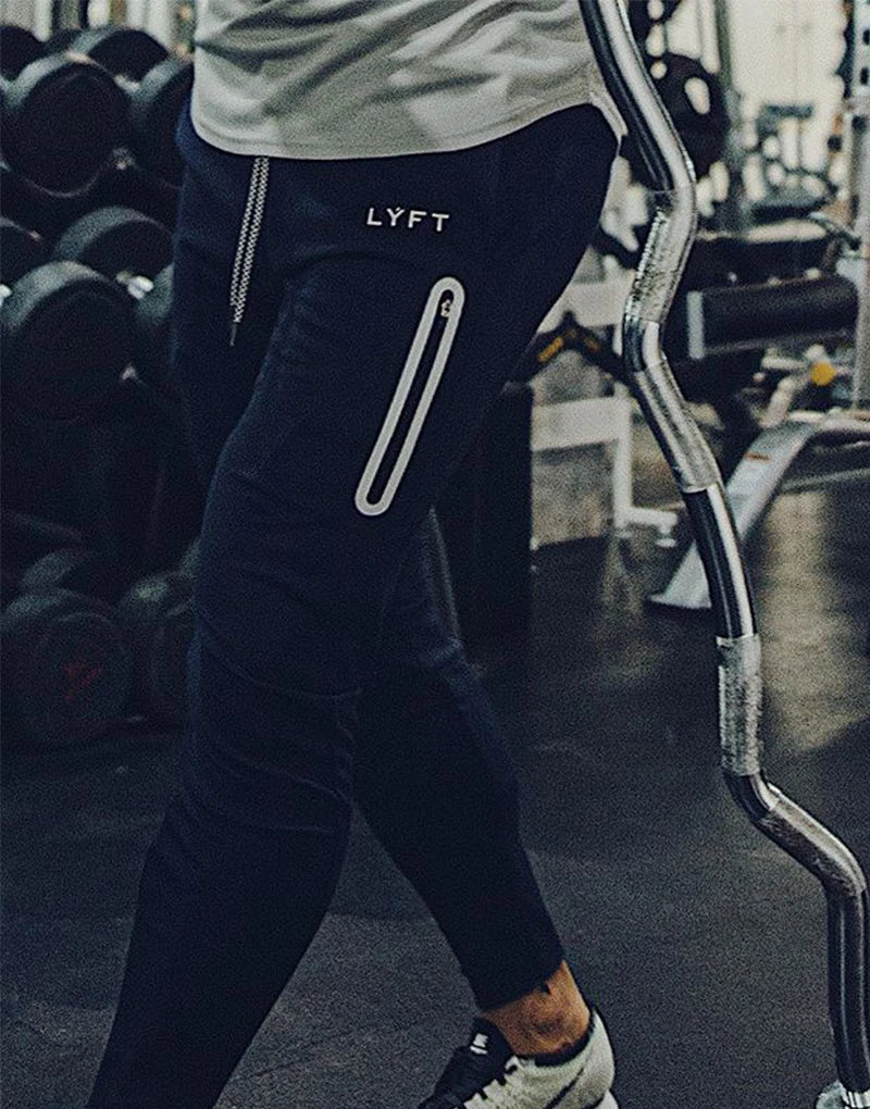 2020 New Brand Side Zipper Men Sports Pants Jogging Sweatpants Trousers Gym Fitness Bodybuilding Training Pants Men's Sportswear