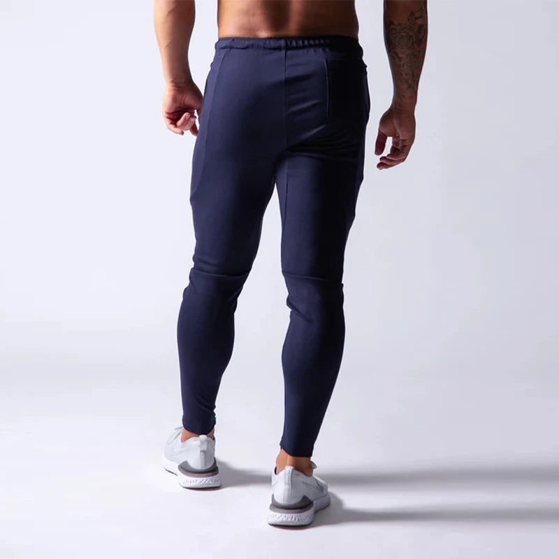 2020 New Brand Side Zipper Men Sports Pants Jogging Sweatpants Trousers Gym Fitness Bodybuilding Training Pants Men's Sportswear