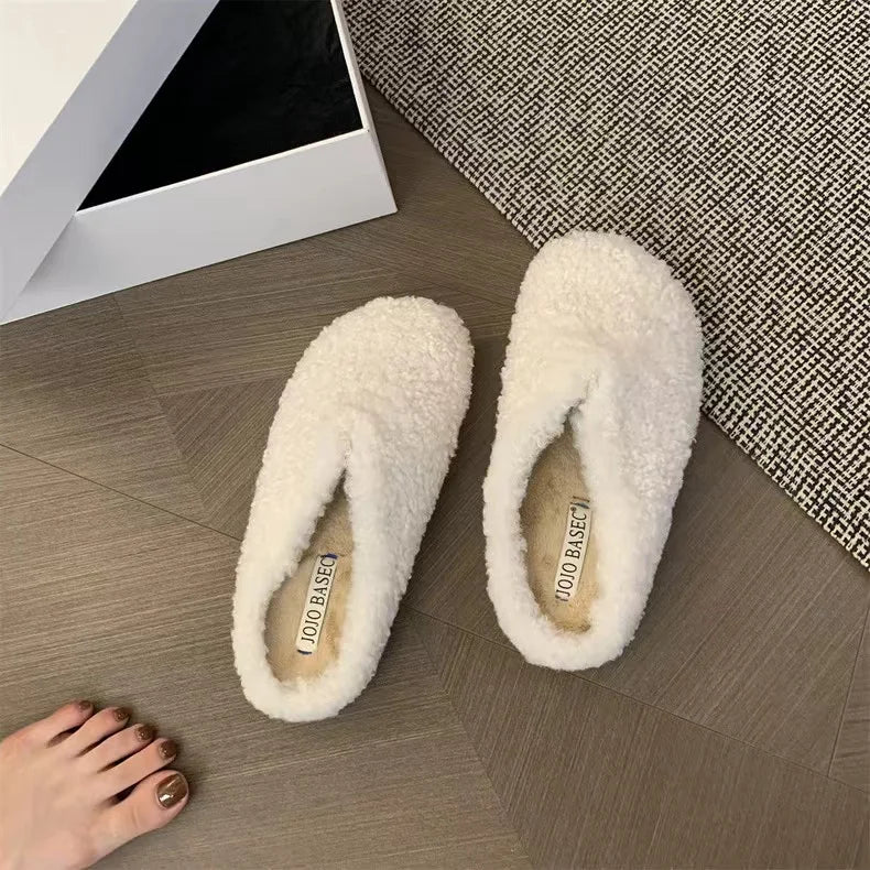 Famous Brand Spring Retro Single Shoes Comfortable Rubber Bottom Ladies Sandals Wider Toe Box Ballerina Slippers Style