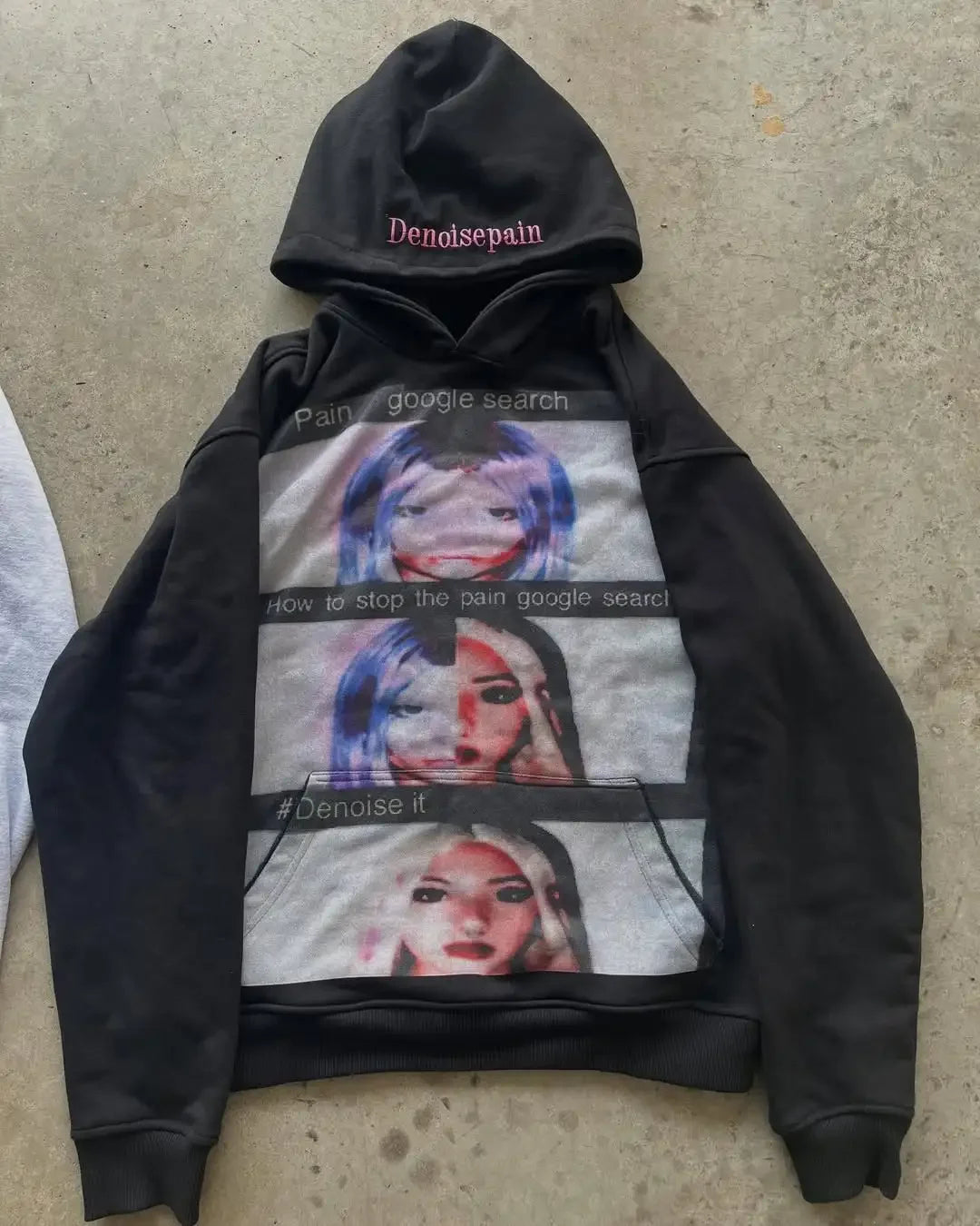 Y2k Hip-Hop Fashion Letter Printing Hoodie Women Casual Streetwear Sweatshirt Top Gothic Oversized Hoodie Men's Clothing