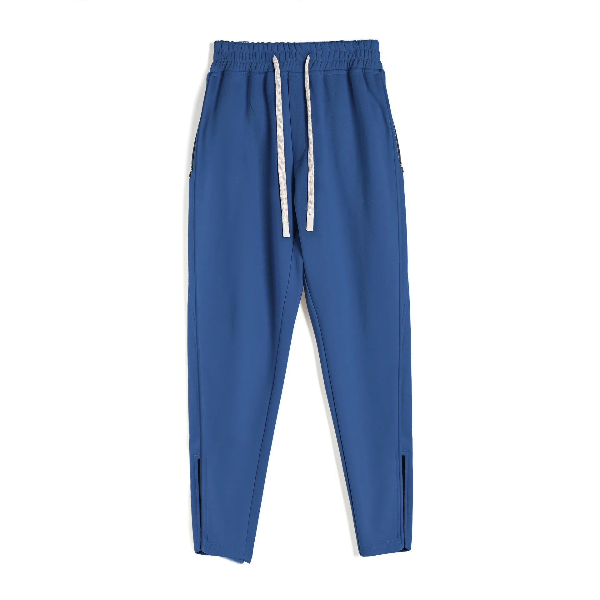 Men's Clothing Sport Casual Zipper Baggy Pants Cotton Long Trousers Outdoor Gym Fitness Workout Jogging Sweatpants Trackpants