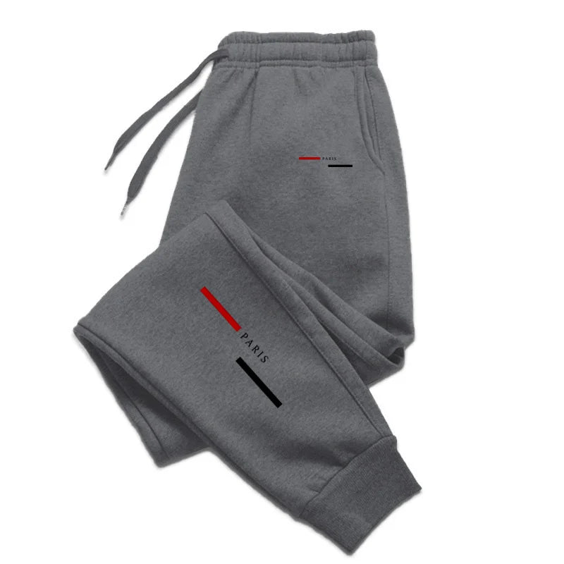 2025 Men Gyms Pure color Pants Joggers Fitness Casual Long Pants Men Workout Skinny Sweatpants Jogger Tracksuit Trousers