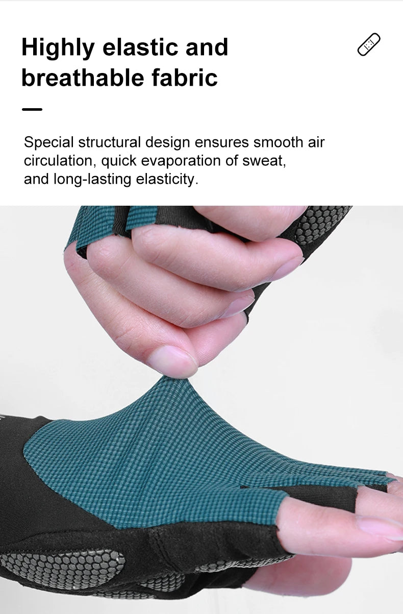 INBIKE 2025 Summer Cycling Gloves for Men Shock-Absorbing Padded Breathable Bicycle Gloves MTB Road Mountain Bike Riding Gloves