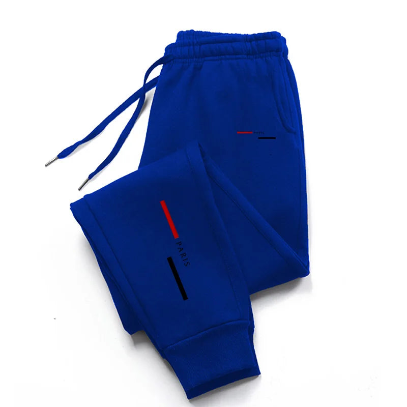 2025 Men Gyms Pure color Pants Joggers Fitness Casual Long Pants Men Workout Skinny Sweatpants Jogger Tracksuit Trousers