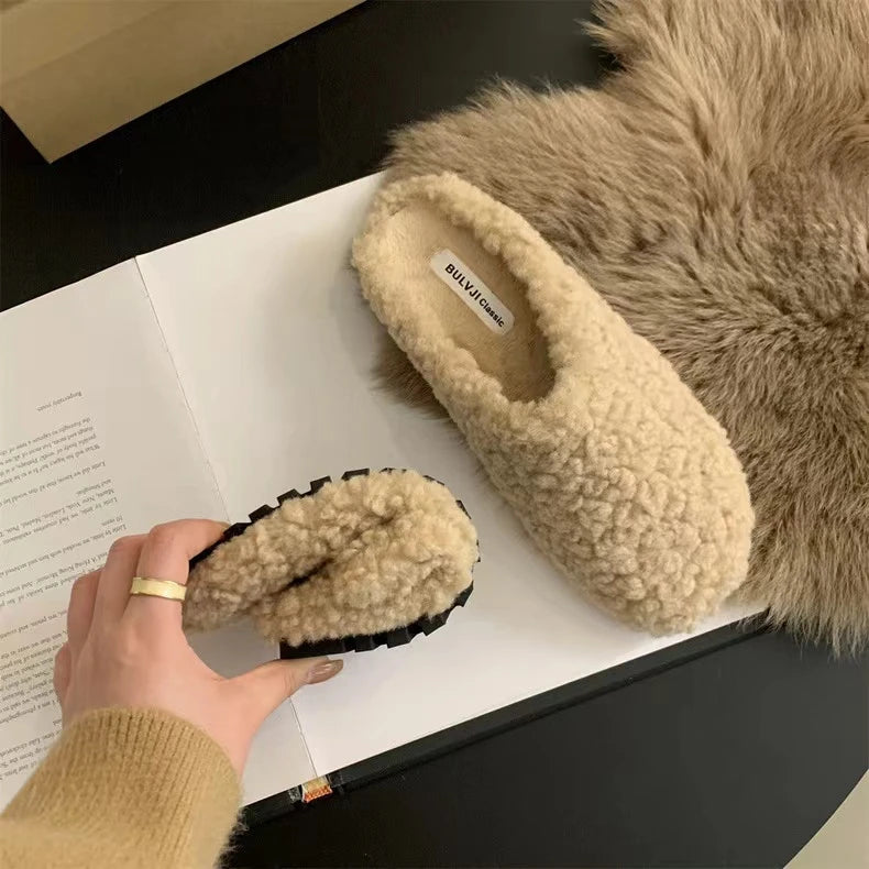 Famous Brand Spring Retro Single Shoes Comfortable Rubber Bottom Ladies Sandals Wider Toe Box Ballerina Slippers Style