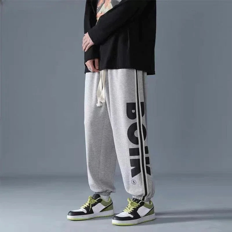 Harem Male Sports Pants Trousers Plain Summer Men's Sweatpants Black Thin Gym Jogging Pas Cher Vintage Trend Wide Baggy Xxxl