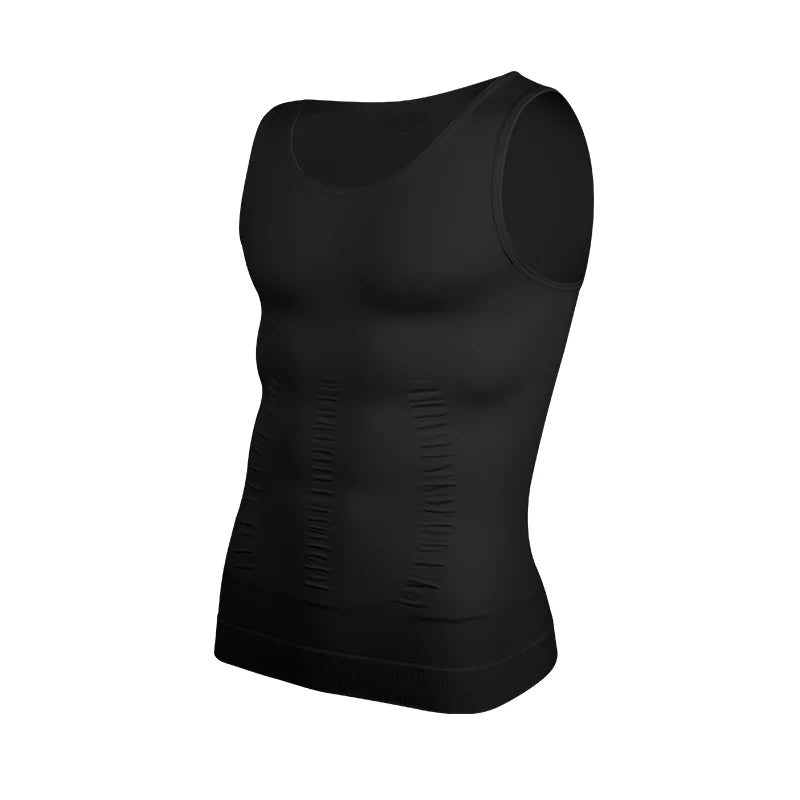 Men Slimming Vest Body Shaper Compression Shirt Sleeveless Shapewear Abs Abdomen Training  Workout Corset Tummy Control Tank Top