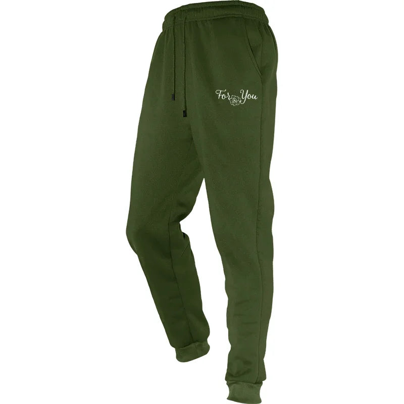 Men's Printed Gym Breathable Sport Joggers Sweatpants for Running Casual Fitness Trousers for Men and Women