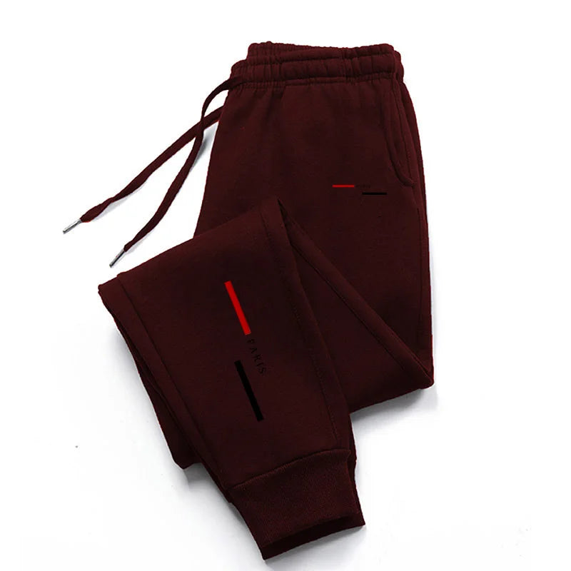 2025 Men Gyms Pure color Pants Joggers Fitness Casual Long Pants Men Workout Skinny Sweatpants Jogger Tracksuit Trousers