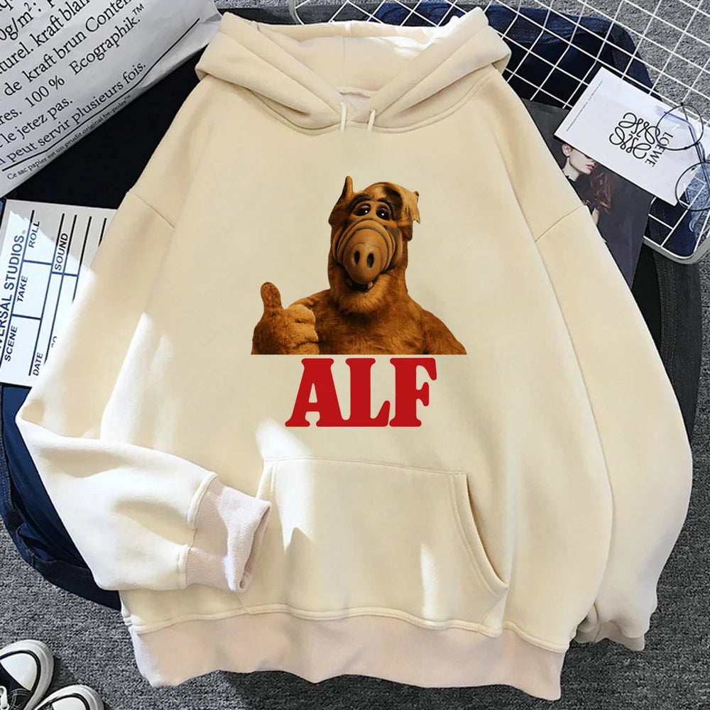 Alf hoodies women Korean style anime gothic y2k aesthetic sweater hoddies women japanese Pullover