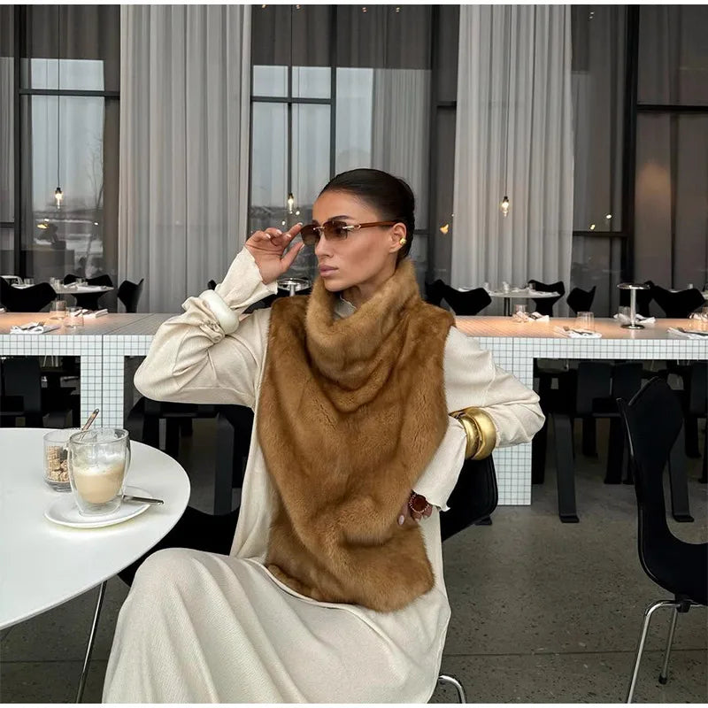 Winter Lady Luxurious Lapel Faux Fur Coats Fashion High Street Long Sleeve Oversize Cardigan Jacket Thick Warm Female Outerwear