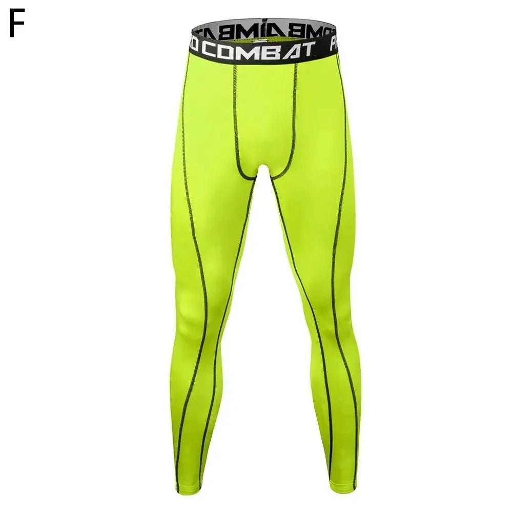 Gym Mens Fitness Running Sport Pants Athletics Tight Leggings Joggings Skinny Yoga Compression Trousers Lycra Sweatpants Dry Fit