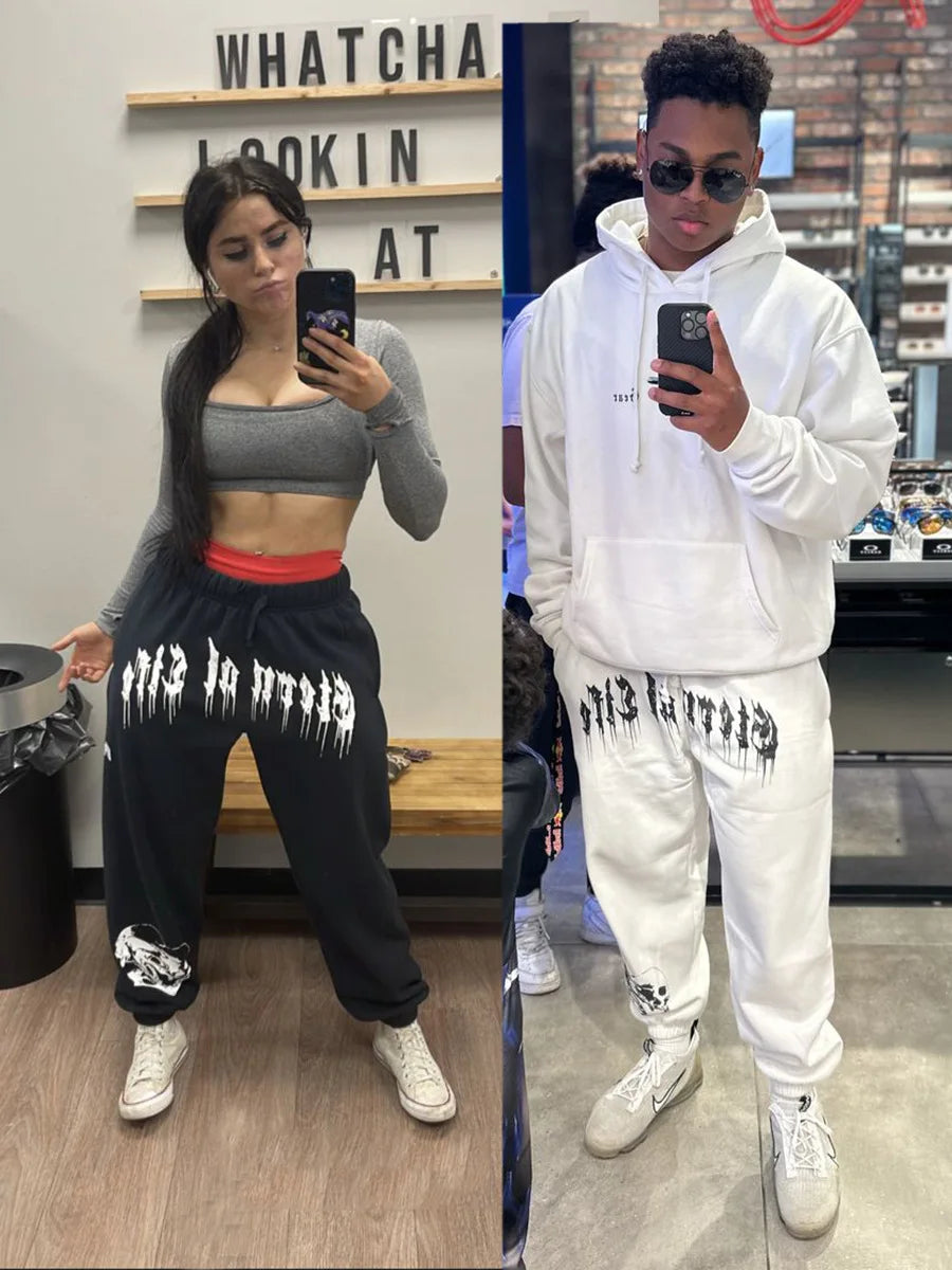 2024 New Spring Men's Sweatpants Europe and The United States Long Sports Leisure Fitness Training Pants gym Man pants