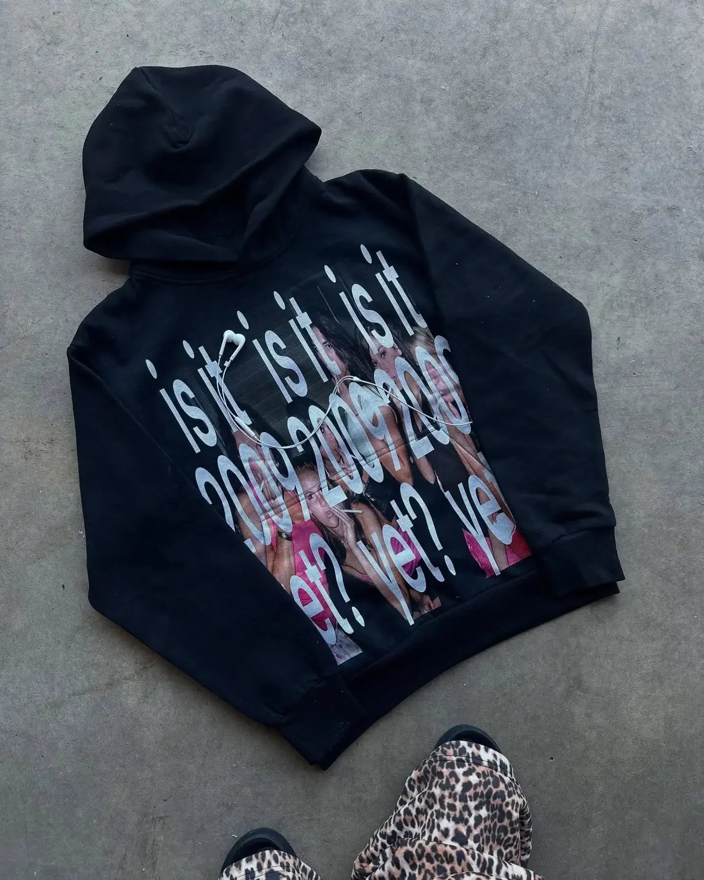 Y2k Hip-Hop Fashion Letter Printing Hoodie Women Casual Streetwear Sweatshirt Top Gothic Oversized Hoodie Men's Clothing