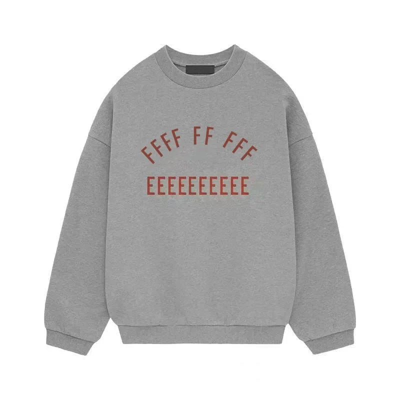 25SS Classic Brand Men's Hoodie Luxury Design Chest Arched Printed Letter Logo Long Sleeves High Street Couple Cotton Hoodie Set