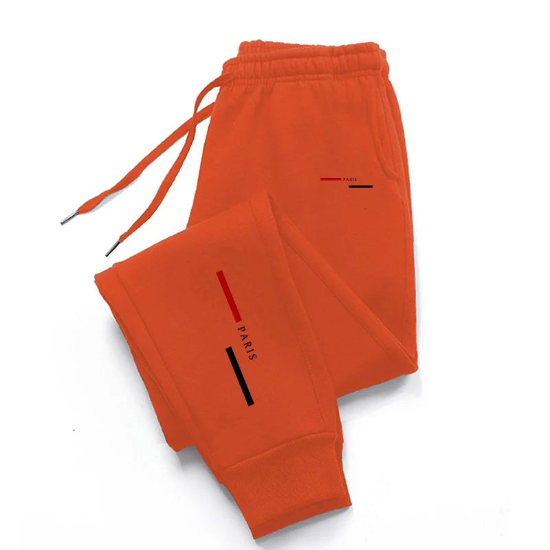 2025 Men Gyms Pure color Pants Joggers Fitness Casual Long Pants Men Workout Skinny Sweatpants Jogger Tracksuit Trousers