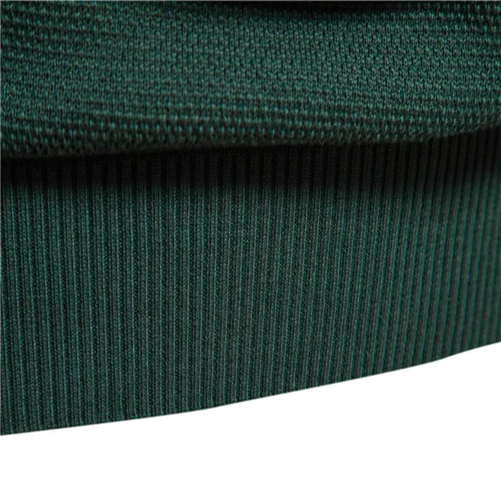 Men's Trendy Slim-Fit Crew Neck Striped Sweater - Autumn & Winter European Size, Retro Long-Sleeve, Branded Knit Top