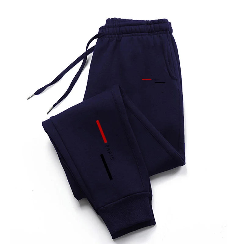 2025 Men Gyms Pure color Pants Joggers Fitness Casual Long Pants Men Workout Skinny Sweatpants Jogger Tracksuit Trousers