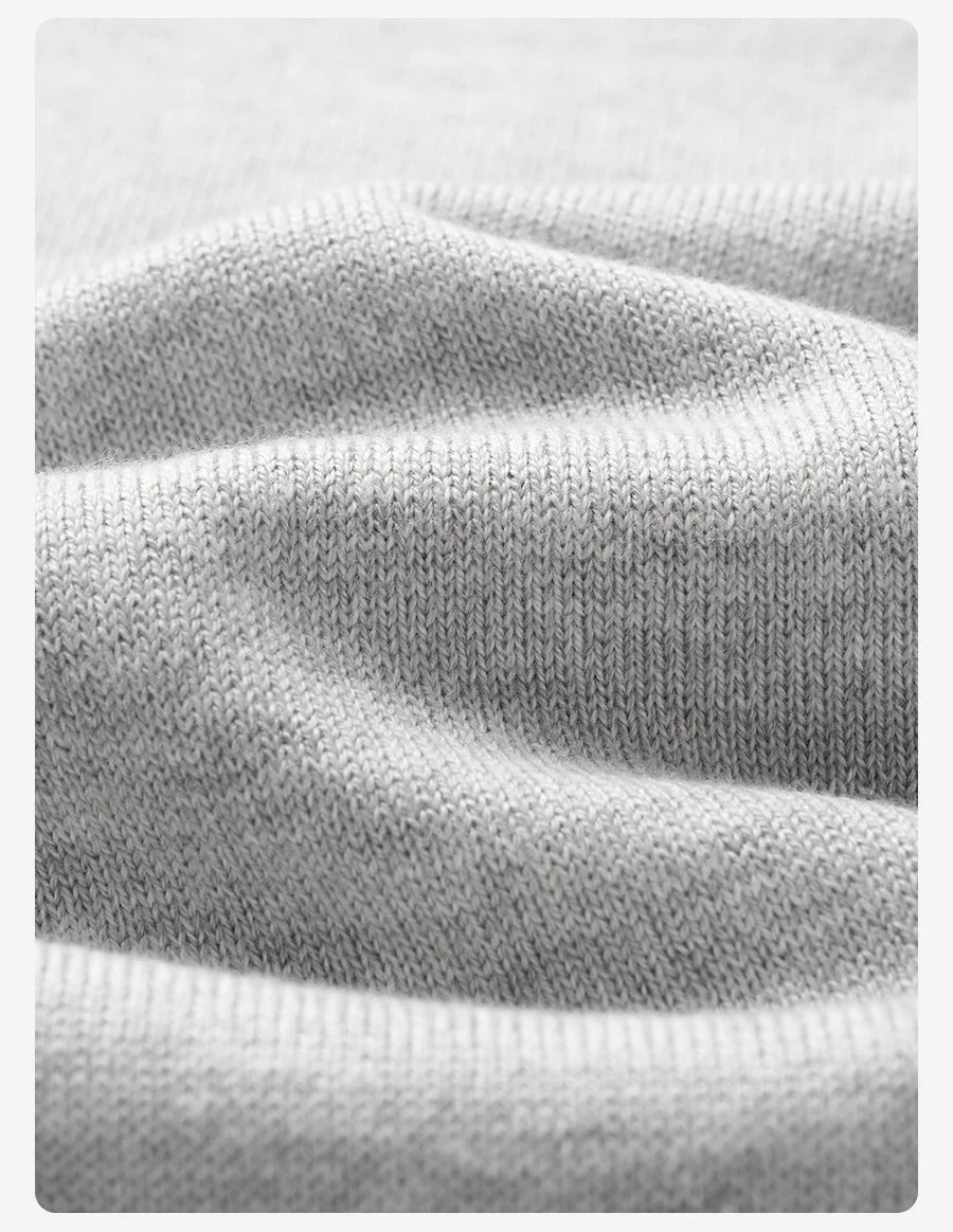 SIMWOOD 2025 Autumn New Regular Fit 12 Gauge Fine Sweater Men Antistaic Basic Knit Pullovers