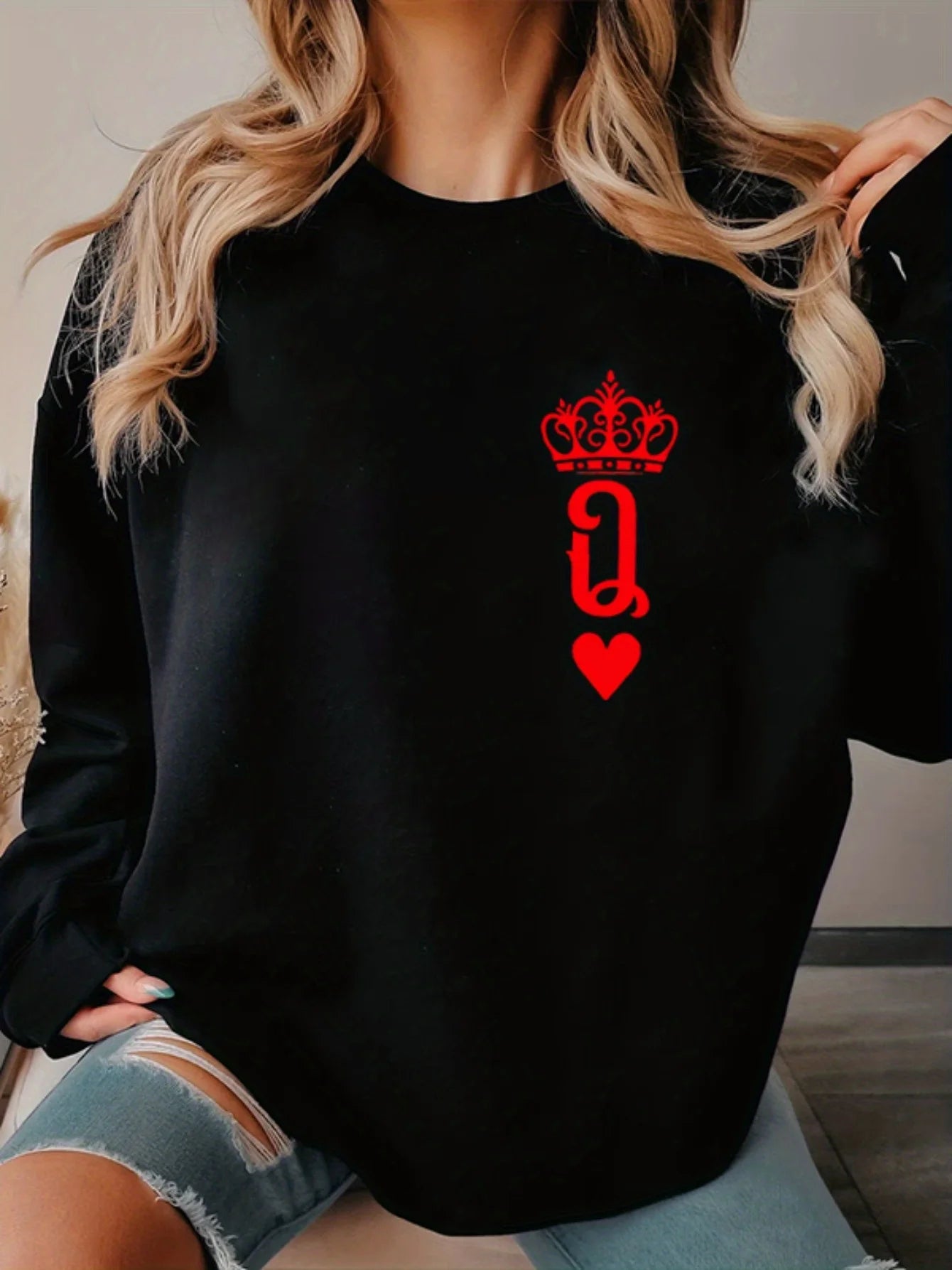 Women Casual Print Christmas Hoodies Autumn Long Sleeve Funny Santa Claus Hooded Harajuku Fashion Street Style Xmas Sweatshirts