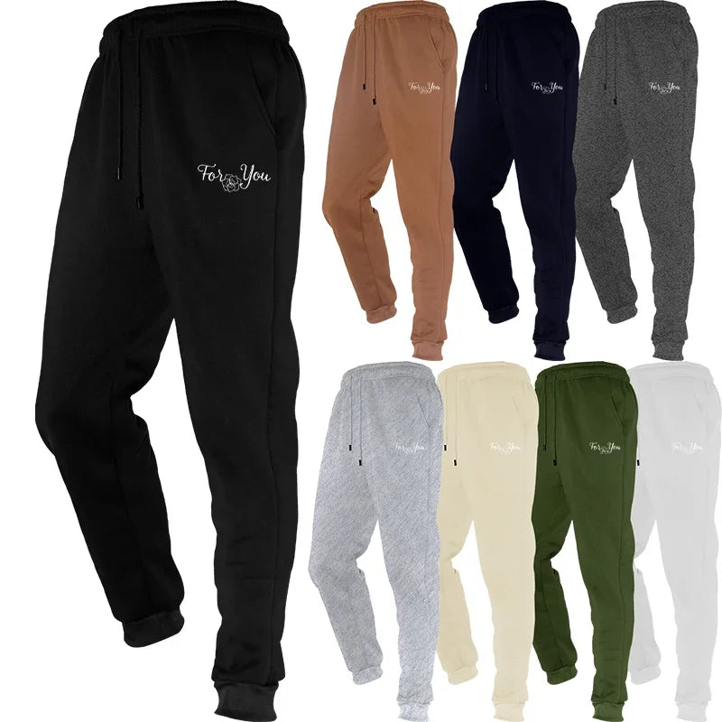 Men's Printed Gym Breathable Sport Joggers Sweatpants for Running Casual Fitness Trousers for Men and Women