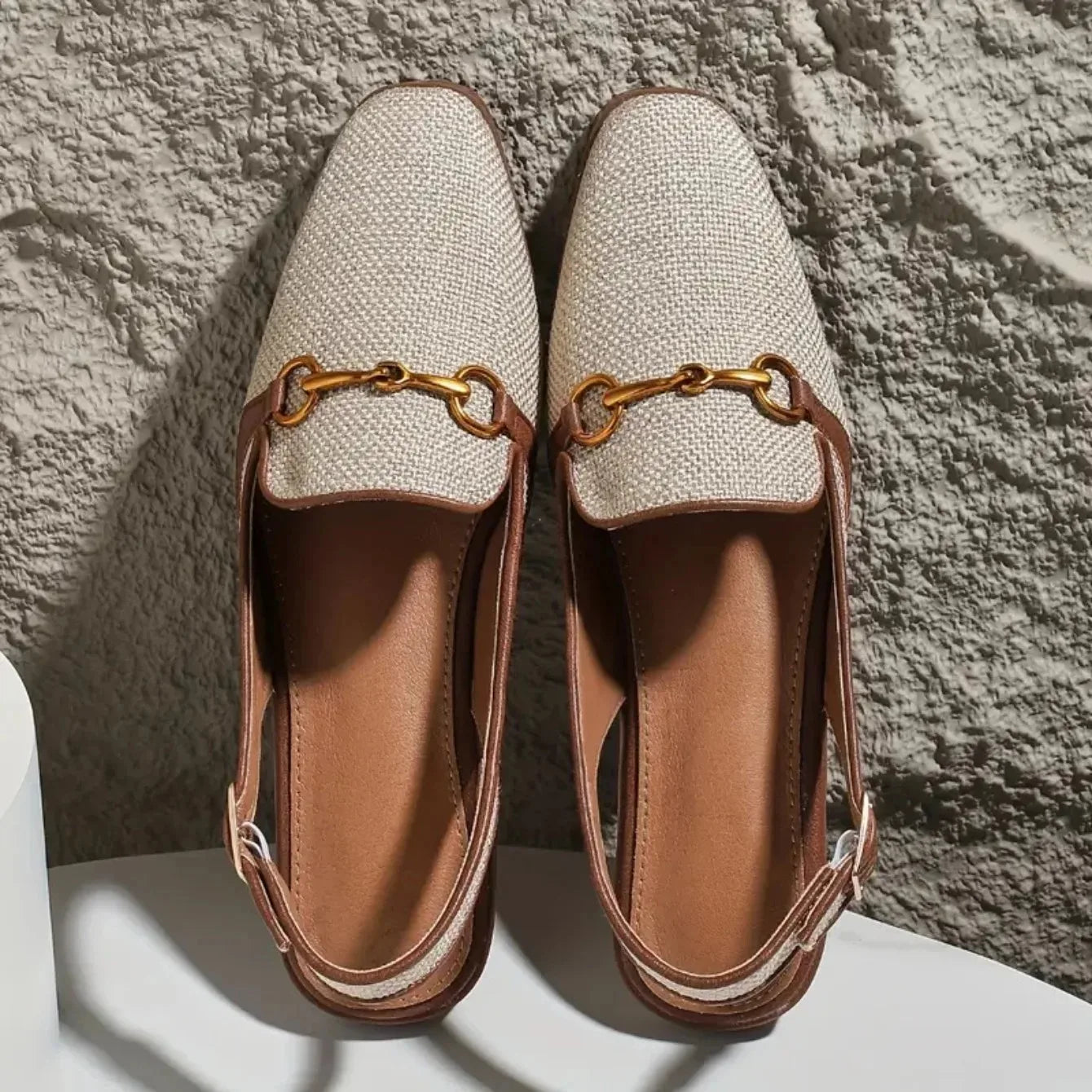 New Women Platform Sandals Anti-slip Closed Toe Metal Shoes Women Flat Outdoor Round Toe Wedge Sandals Women Sandalias De Mujer