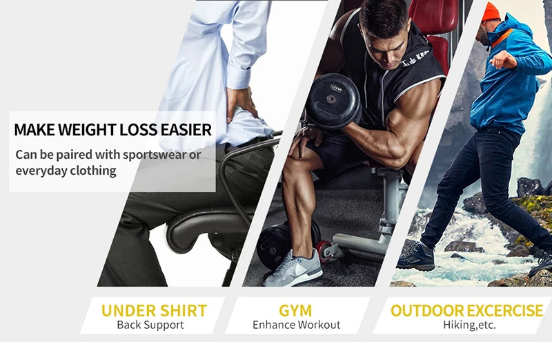 Men Slimming Vest Body Shaper Compression Shirt Sleeveless Shapewear Abs Abdomen Training  Workout Corset Tummy Control Tank Top