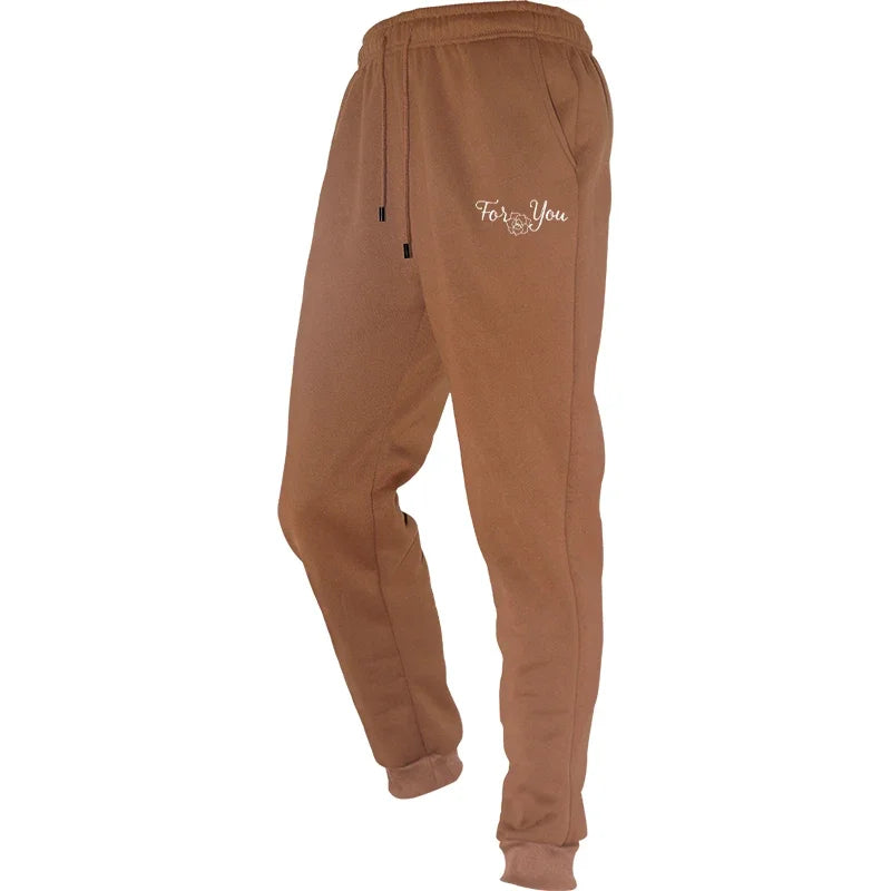 Men's Printed Gym Breathable Sport Joggers Sweatpants for Running Casual Fitness Trousers for Men and Women