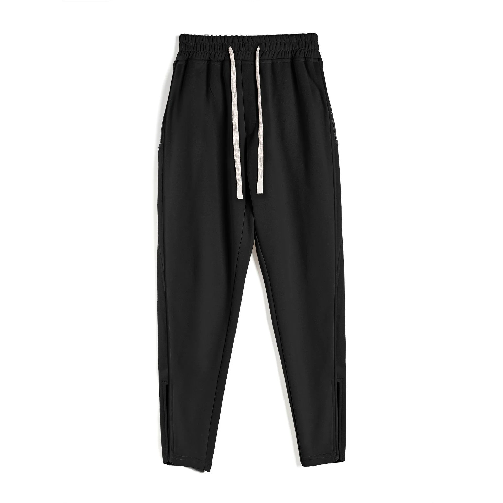 Men's Clothing Sport Casual Zipper Baggy Pants Cotton Long Trousers Outdoor Gym Fitness Workout Jogging Sweatpants Trackpants