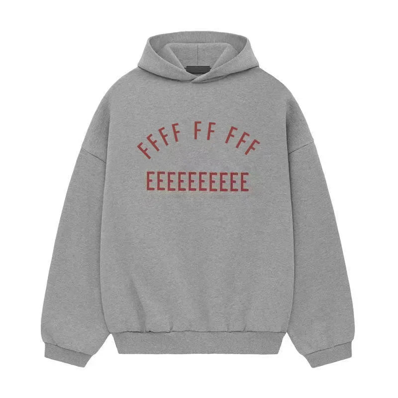 25SS Classic Brand Men's Hoodie Luxury Design Chest Arched Printed Letter Logo Long Sleeves High Street Couple Cotton Hoodie Set