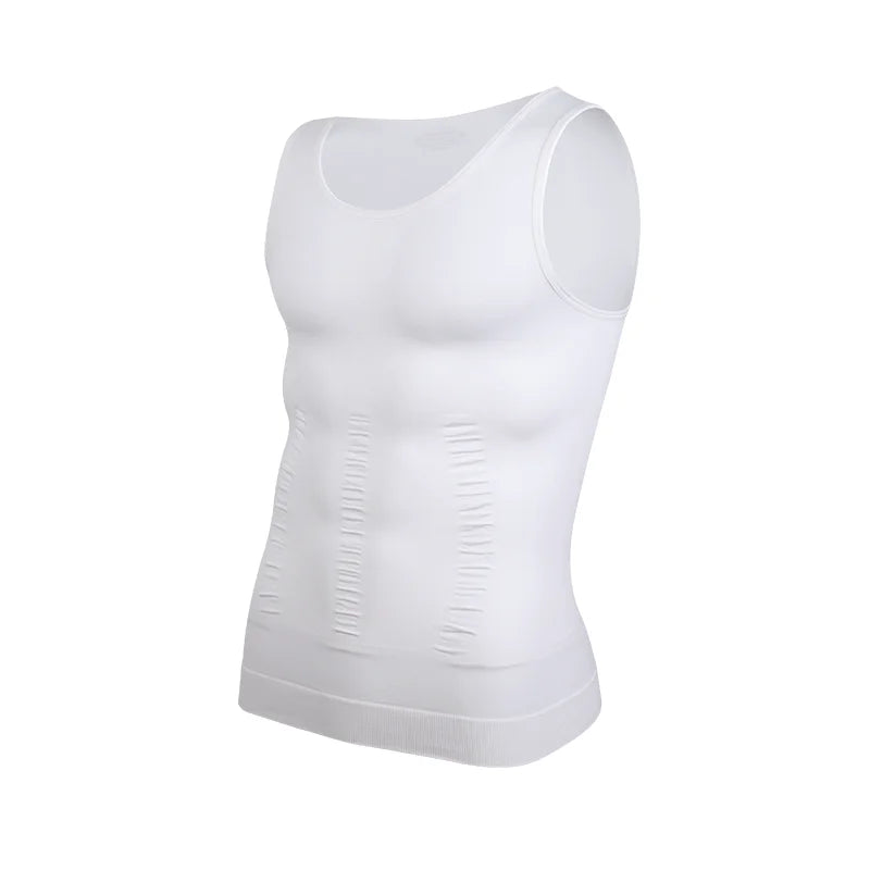 Men Slimming Vest Body Shaper Compression Shirt Sleeveless Shapewear Abs Abdomen Training  Workout Corset Tummy Control Tank Top