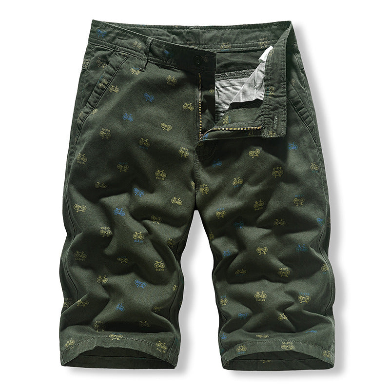Men's Slim-Fit Cropped Chino Trousers