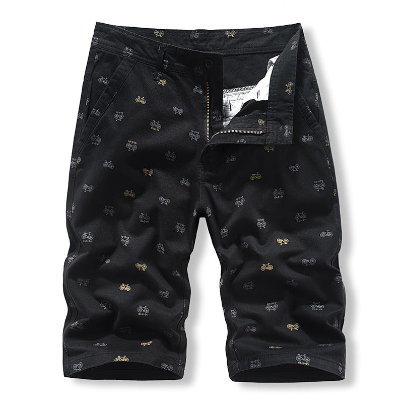 Men's Slim-Fit Cropped Chino Trousers