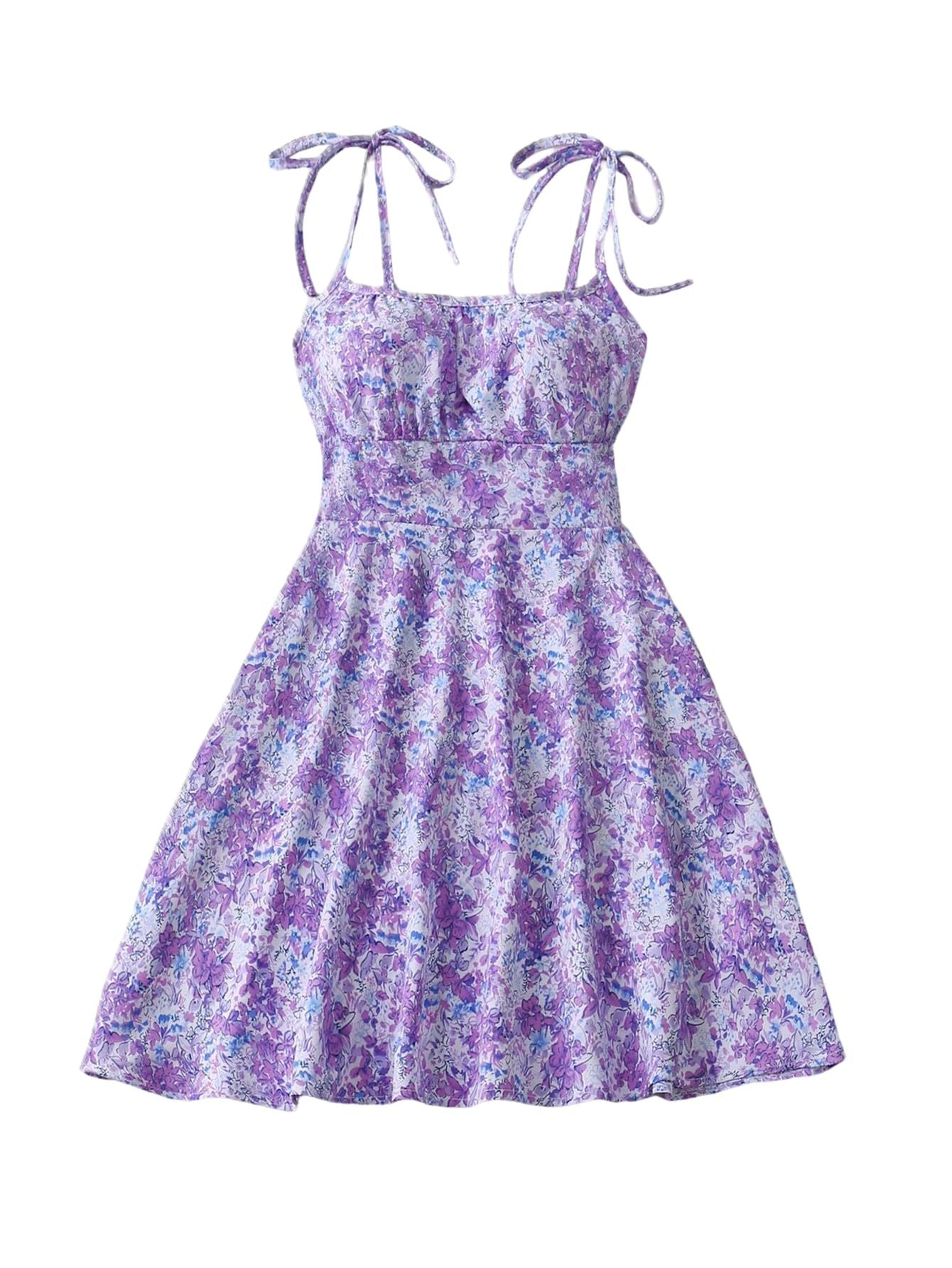 Floral Print Dress Summer Sweet A