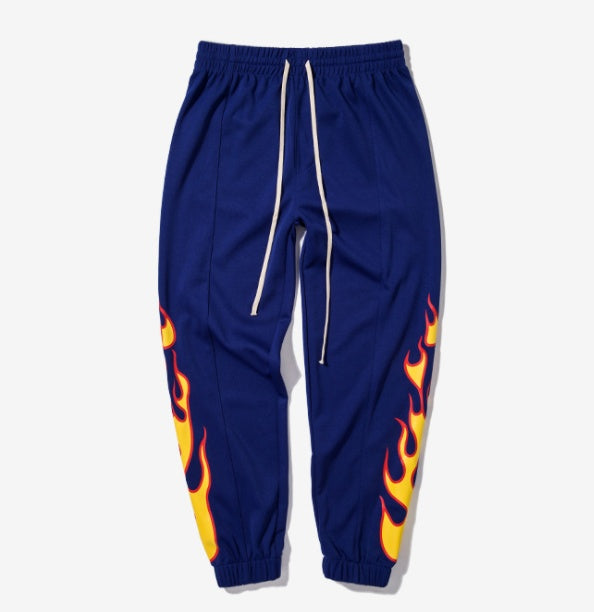 Flame Print Joggers