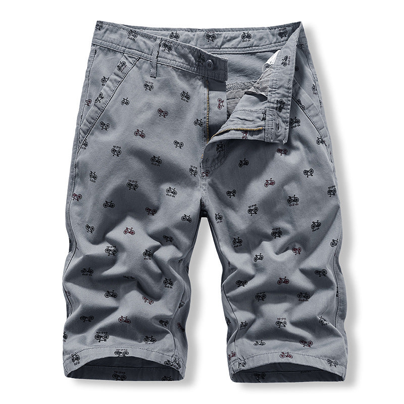 Men's Slim-Fit Cropped Chino Trousers