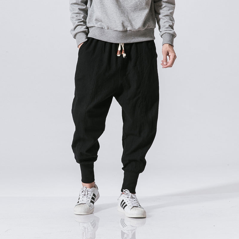Men's Linen Harem Pants